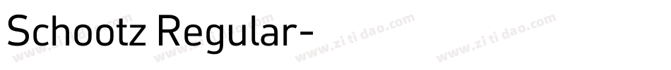 Schootz Regular字体转换